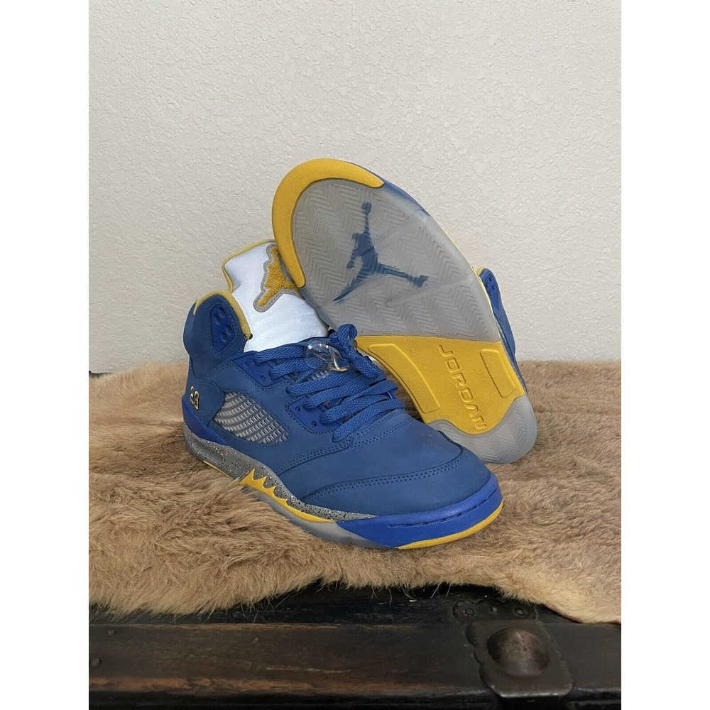 Nike Air Jordan Retro 5 Laney Varsity Royal Maize 2018 CD2720-400 Mens Size 10.5